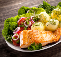 Bild: Teller mit Essen